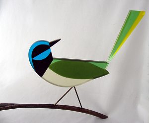 Fused Bird on a Stick