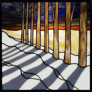 Trees with Shadow Stained Glass