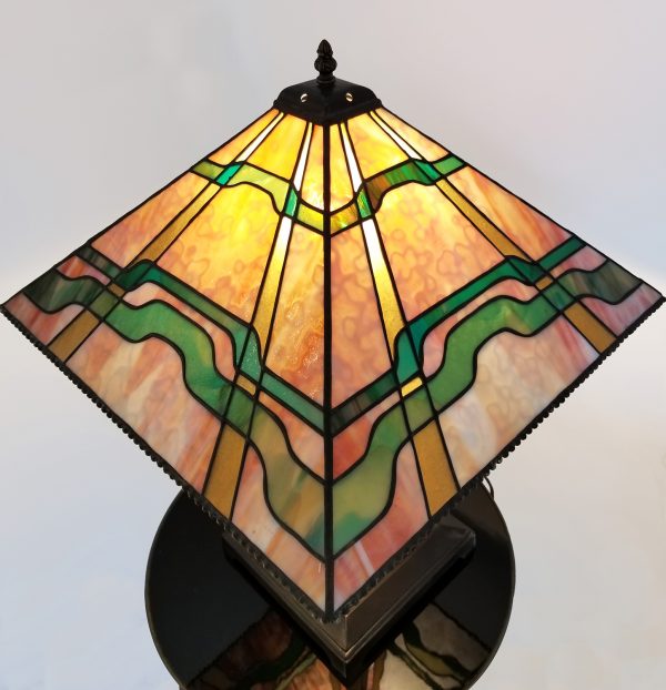 Arts and Crafts Style Cloud Lift Lampshade Prairie